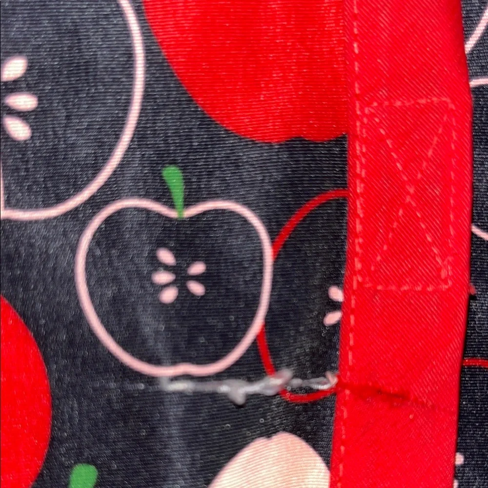 Gymboree Red and Black Apple Print‎ Raincoat